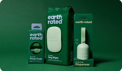 Earth Rated Unveils New Look - New Generation of Poop Bags Set a New Standardfor Pet Waste Management (CNW Group/Earth Rated)