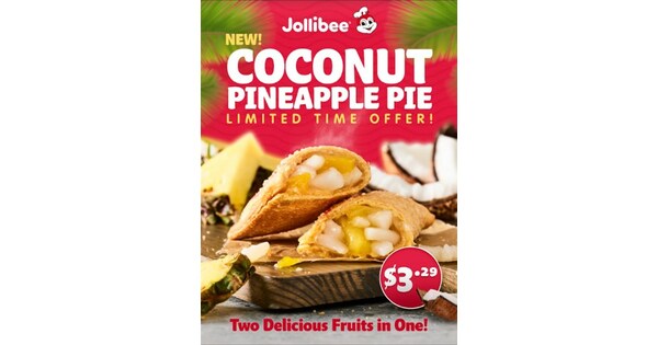 ¿Estás deseando escapar al paraíso?  El NUEVO pastel de coco y piña de Jollibee ofrece sabores tropicales que ofrecen un boleto de ida a la indulgencia