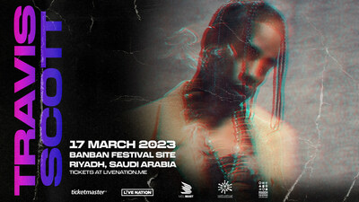 Riyadh, Saudi Arabia— Travis Scott to perform in Riyadh, Saudi Arabia on March 17 at Banban festival site.