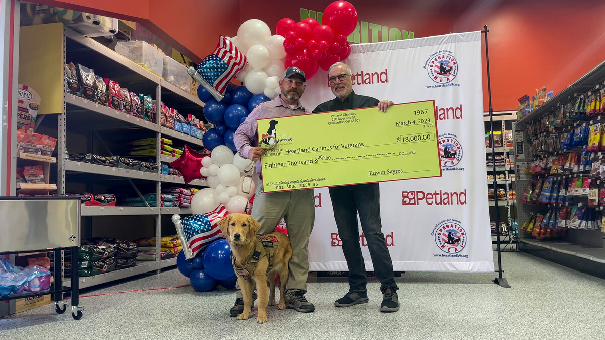 Petland Charities Funds Costs of Service Dog to Army Veteran - Vimarsana News