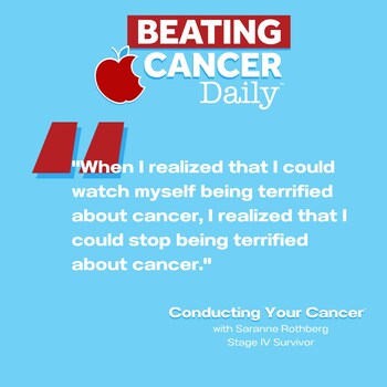 To learn more about "Conducting Your Cancer", and other powerful strategies, from stage IV survivor and cancer researcher Saranne Rothberg, listen to the bite-sized "Beating Cancer Daily" podcast every day wherever you enjoy podcasts. Listeners can also record their tips and progress, and share them with Rothberg at www.ComedyCures.org. Learn more about the BCD community team, which includes medical professionals, comedians, movement, mental health, food, and mind/body experts. Monthly Health Builder Sessions, Comedy Events, and live Q&As round out the fun.