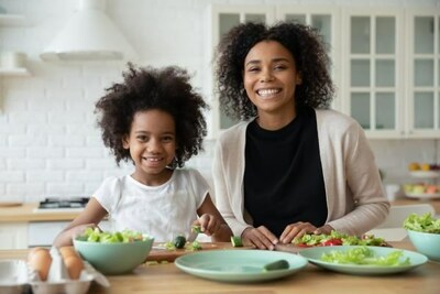 Preparing food as a family has many whole-person health benefits, especially for kids.