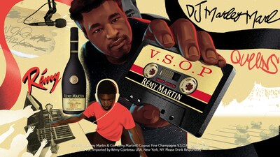 DJ Marley Marl in the Rémy Martin Mixtape Street Art Museum