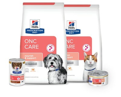 Hill's Pet Nutrition lanza la dieta de prescripción ONC Care para ofrecer una nutrición poderosa a las mascotas con cáncer.