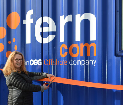 Pictured: Jennifer Cushion, Managing Director and co-founder and of Fern Communications officially opens the new Aberdeen office