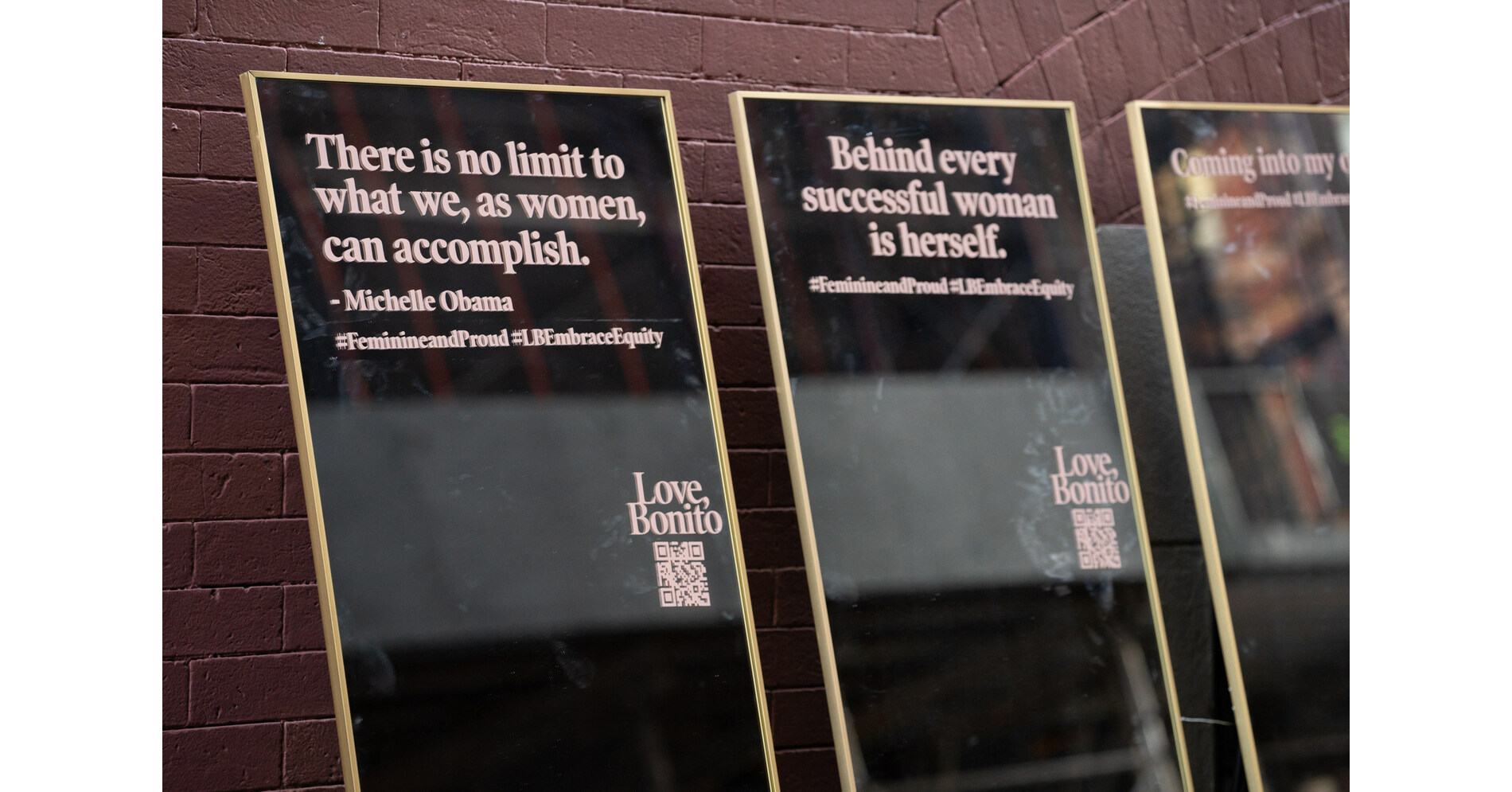 SoHo Mirror Installation Reflects Self-Love on International Women's Day