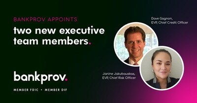 BankProv Appoints Two New Members to Executive Leadership Team