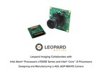 Leopard Imaging Announces Intelligent Embedded Solutions Collaborating with Intel