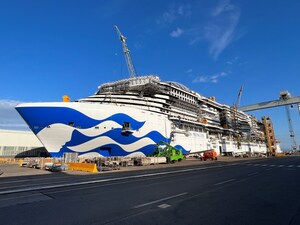 Sun Princess Milestone: Float Out Ceremony Celebration for Next-Generation Ship in the Fleet