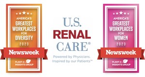 U.S. Renal Care Named to Newsweek's America's Greatest Workplaces for Diversity 2023 and America's Greatest Workplaces for Women 2023