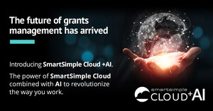 SmartSimple Software Launches SmartSimple Cloud +AI, Revolutionizing the Government Grants Management Lifecycle with Advanced Artificial Intelligence (AI)