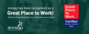 It's Certified - enreap is a Great Place to Work™ in India