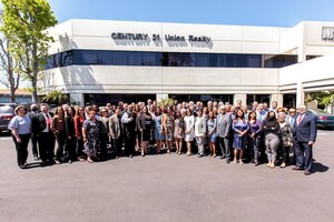 CALIFORNIA-BASED CENTURY 21 UNION REALTY CO. RECEIVES REAL ESTATE BRAND'S TOP GLOBAL RECOGNITION: THE CENTURY 21® ART BARTLETT 2100 CUP