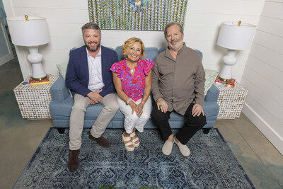 The Premier Property Group acquires a significant interest in Beachy Beach Real Estate. From left: Jason White, Partner & COO, The Premier Property Group; Karen Smith, Broker/Owner, Beachy Beach Real Estate; Keith Flippo, Founding Partner, The Premier Property Group (not pictured: Garrett McNeil, Partner & CEO, The Premier Property Group). (PRNewsfoto/The Premier Property Group)