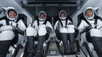美国宇航局太空探索技术公司5号宇航员准备溅落