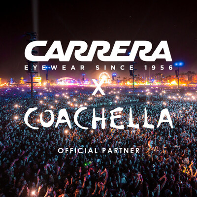 CARRERA firma como socio oficial de gafas del Festival de música y arte del valle de Coachella 2023 y anuncia sorteos VIP (PRNewsfoto/CARRERA)