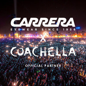 CARRERA FIRMA COMO SOCIO OFICIAL DE GAFAS DEL FESTIVAL DE MÚSICA Y ARTE DEL VALLE DE COACHELLA 2023