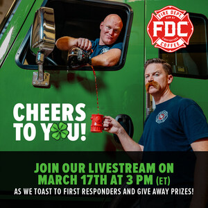 Sláinte! Fire Department Coffee to Host 'Virtual Coffee Toast to First Responders' on St. Patrick's Day