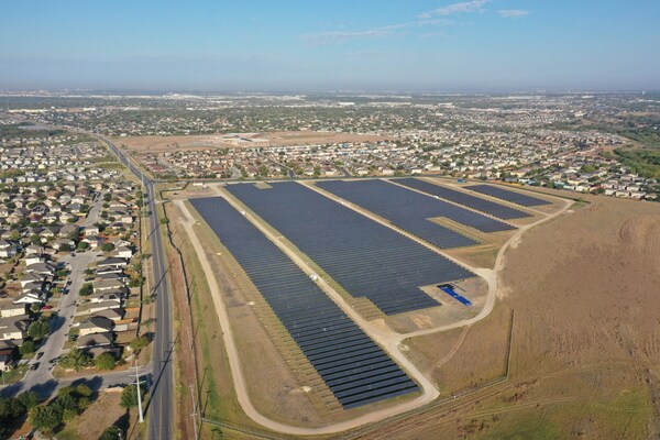 OCI Solar Power's Alamo 2 Solar Farm is located northeast of San Antonio.