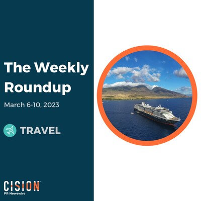 PR Newswire Weekly Travel Press Release Roundup, March 6-10, 2023. Photo provided by Holland America Line. https://prn.to/3ZFOTin