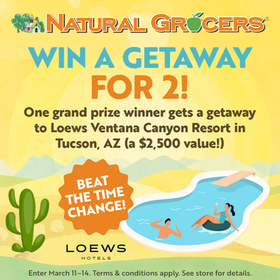 One grand prize winner will win a weekend getaway for 2 to Loews Ventana Canyon Resort in Tucson, AZ.