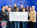 Québec 49 - Ten co-workers at a Chambly foundry split $2,000,000!