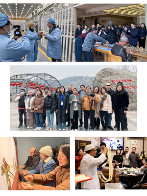 A delegation of journalists from the world's leading media organizations tour Gansu