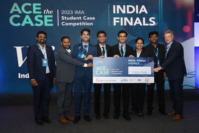 Winners of IMA India Student Case Competition 2023