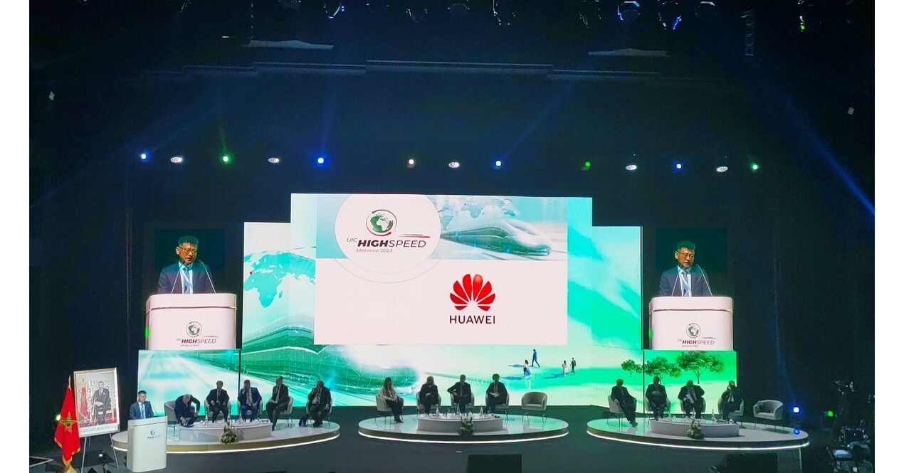 Huawei presenta su soluci&oacute;n inteligente de detecci&oacute;n de per&iacute;mertro ferroviario en el 11.&ordm; Congreso Mundial de la UIC sobre la alta velocidad ferroviaria
