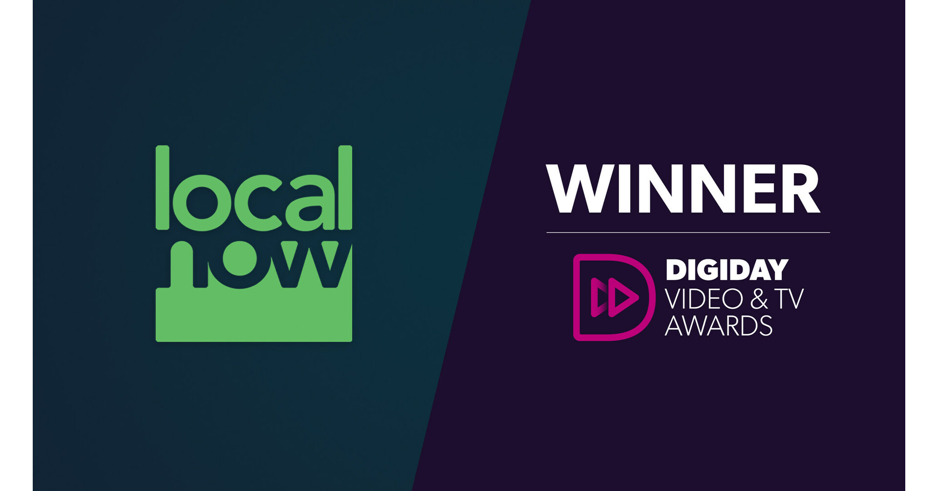 ALLEN MEDIA GROUP'S FREE-STREAMING SERVICE LOCAL NOW WINS DIGIDAY 'BEST STREAMING  SERVICE' AWARD