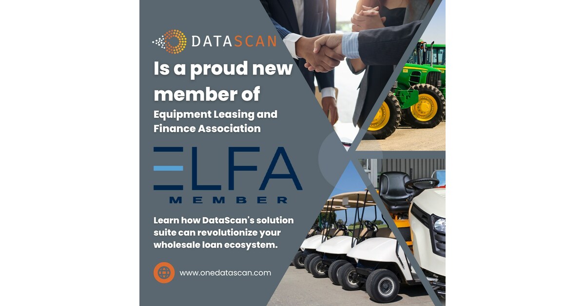 DataScan Joins Equipment Leasing and Finance Association (ELFA)