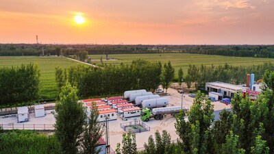 A Qilu-Shengli Oilfield CCUS reduzirá as emissões de carbono em 1 milhão de toneladas por ano. (PRNewsfoto/SINOPEC)