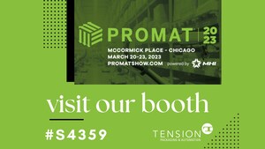 Tension Packaging &amp; Automation to Debut New SLAM Line, Sortation Equipment and Sustainable Bagging Solution at ProMat 2023
