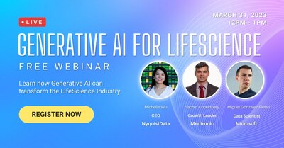Nyquist will host a webinar on GenerativeAI on March 31st.