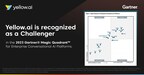 Yellow.ai recognized as a Challenger in the 2023 Gartner® Magic Quadrant™ for Enterprise Conversational AI Platforms