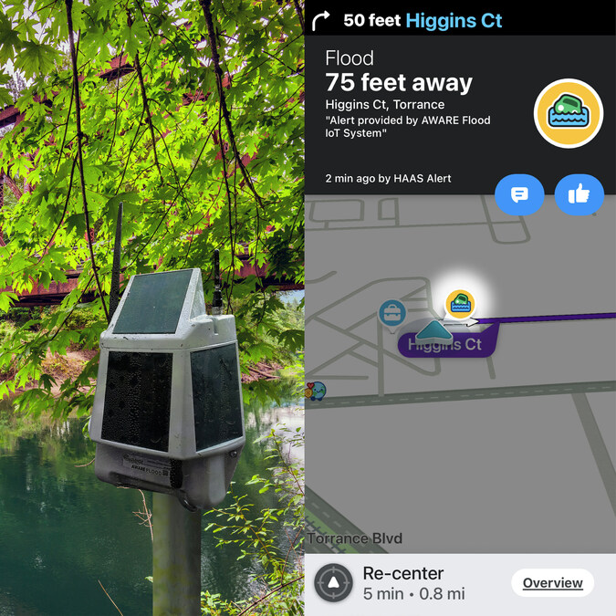 Intellisense Systems and HAAS Alert Provide Flood Alerts to Commuters and Emergency Services Through Mobile Navigation Apps Like Waze - Vimarsana News