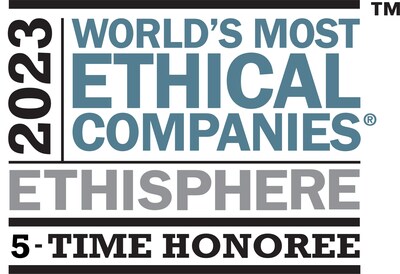 2023 World's Most Ethical Companies 5 Time Honoree