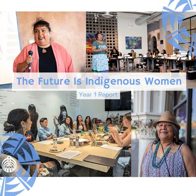 The Future Is Indigenous Women Impact Report
New Mexico Community Capital 
Images- Top left corner -1. Stephanie Garica by Vlad Chaloupka, 2.April Tinhorn, photo by Kalika Davis NMCC, 3. Business Marketing Essentials, Cahokia Phx, By Kalika Davis 4.Cleo Otreo by Jonnie Storm, NMCC