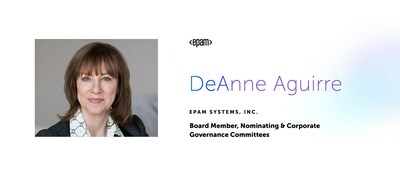EPAM Welcomes DeAnne Aguirre to its Board of Directors.