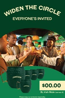 Jameson keeps the party going this St. Patrick’s Day with an after-hours party in Toronto (CNW Group/Corby Spirit and Wine Communications)