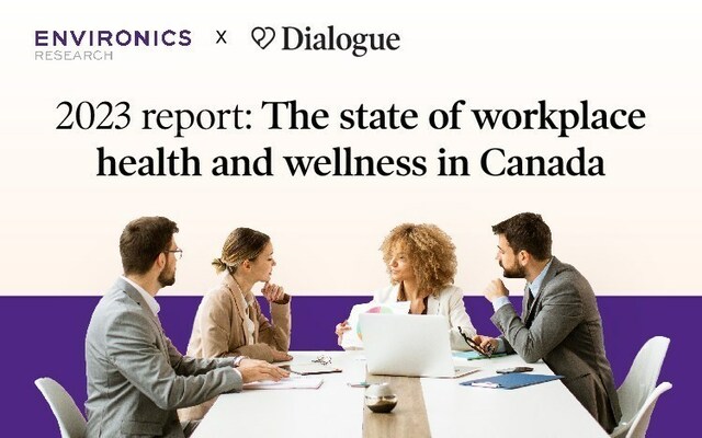 Canadian HR leaders are lacking resources to address mental health and well-being challenges (CNW Group/Dialogue Health Technologies Inc.)