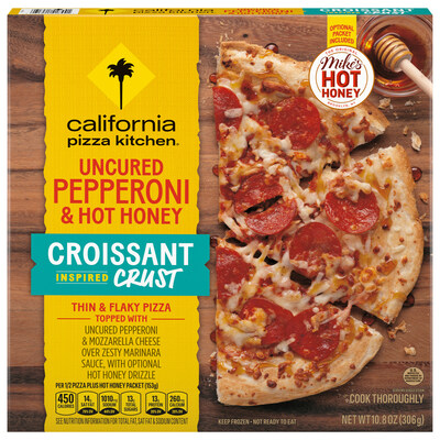 California Pizza Kitchen frozen pizza, Uncured Pepperoni and Mike's Hot Honey