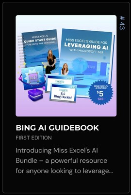Miss Excel Bing AI Guidebook