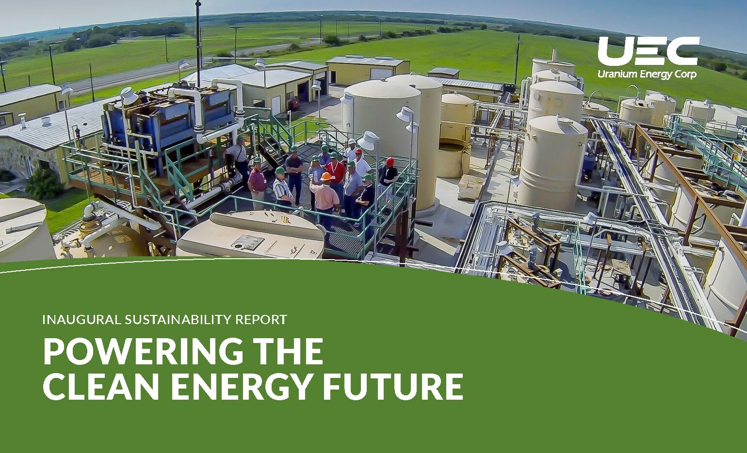 "UEC Powering the Clean Energy Future" www.uraniumenergy.com/sustainability (CNW Group/Uranium Energy Corp)