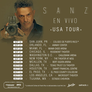 ALEJANDRO SANZ ANNOUNCES "SANZ EN VIVO" TOUR HITTING 12 CITIES ACROSS THE U.S. THIS FALL