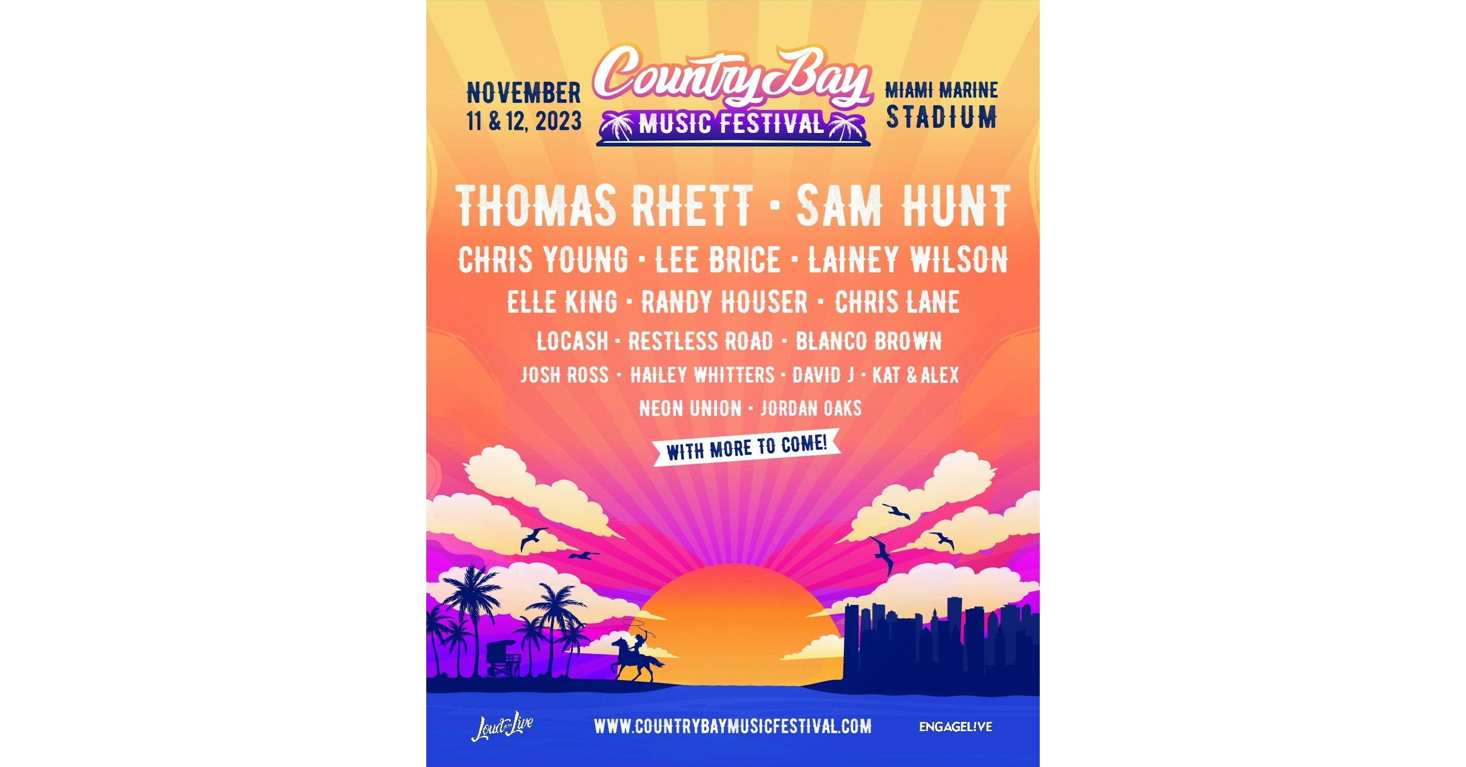 Country Bay Music Festival Brings Biggest Country Music Acts to Miami