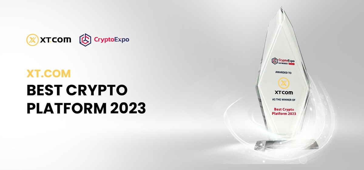 XT.COM Wins "Best Crypto Platform 2023" Award at Crypto Expo Dubai 2023 - Vimarsana News