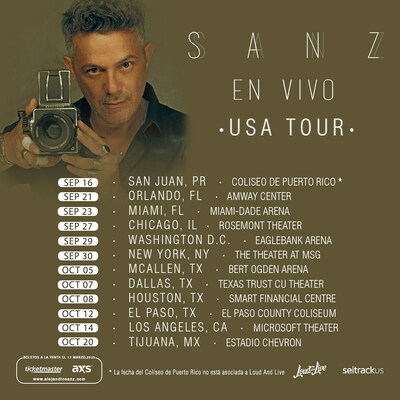 Alejandro Sanz EN VIVO USA TOUR