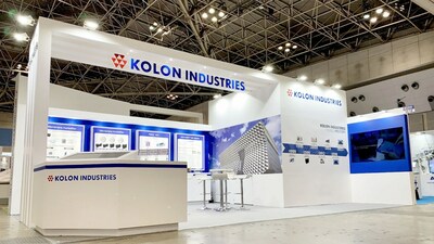 Kolon Industries’ exhibition booth at ‘World Smart Energy Week 2023’