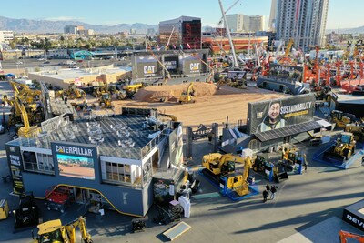 Caterpillar's Operator Stadium at CONEXPO-CON/AGG 2023 is where the company is highlighting its latest products, services, sustainability and technologies.